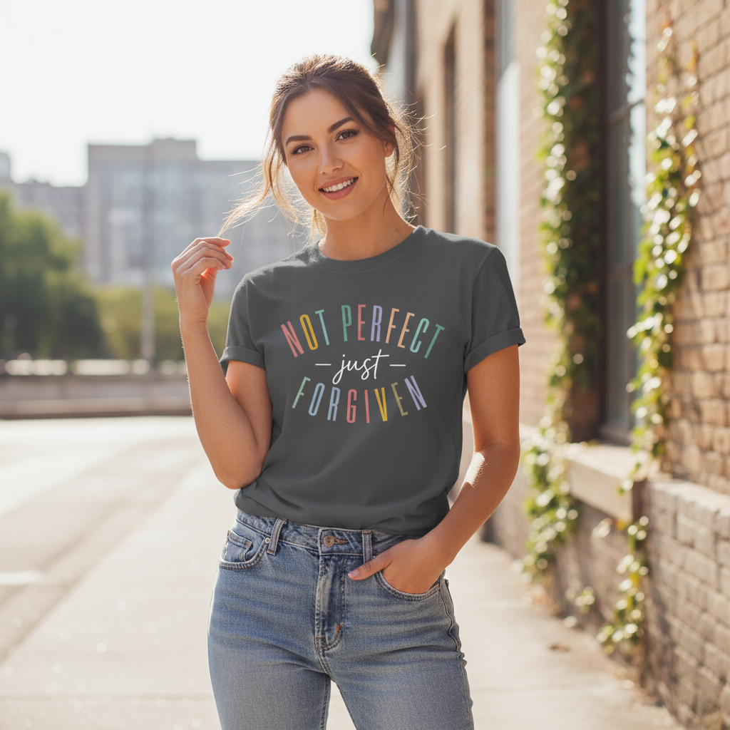 Not Perfect Just Forgiven Faith T-Shirt