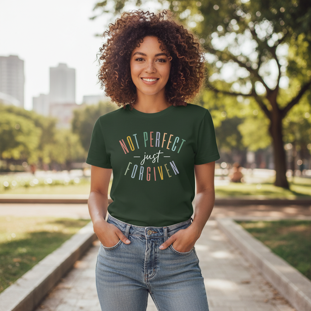 Not Perfect Just Forgiven Faith T-Shirt