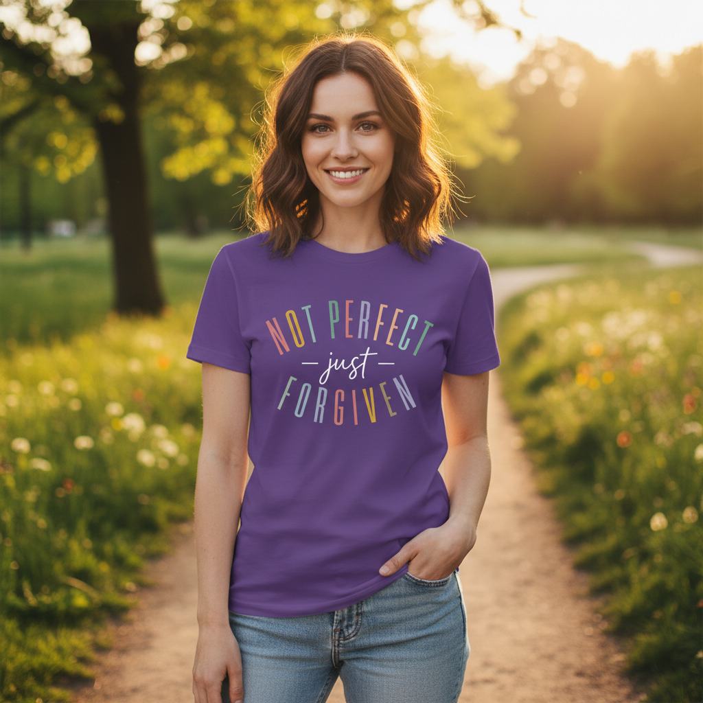 Not Perfect Just Forgiven Faith T-Shirt