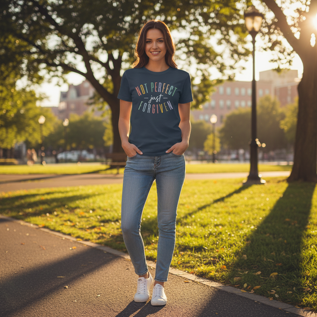 Not Perfect Just Forgiven Faith T-Shirt