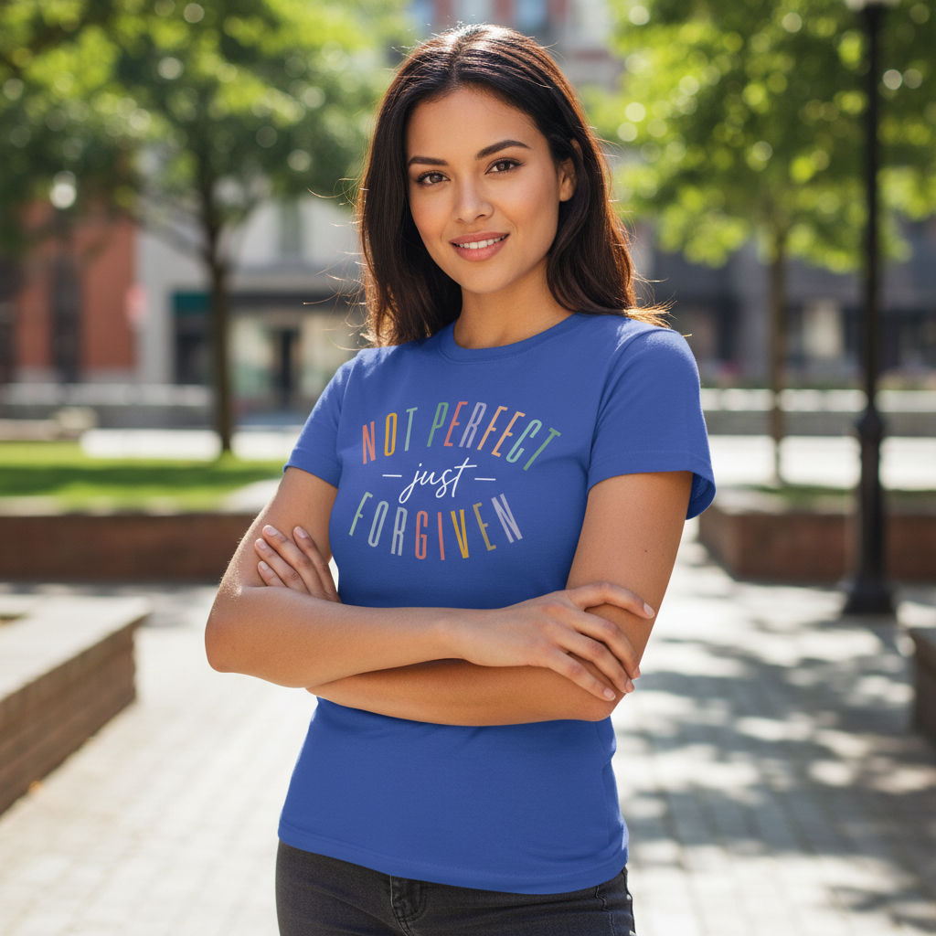 Not Perfect Just Forgiven Faith T-Shirt