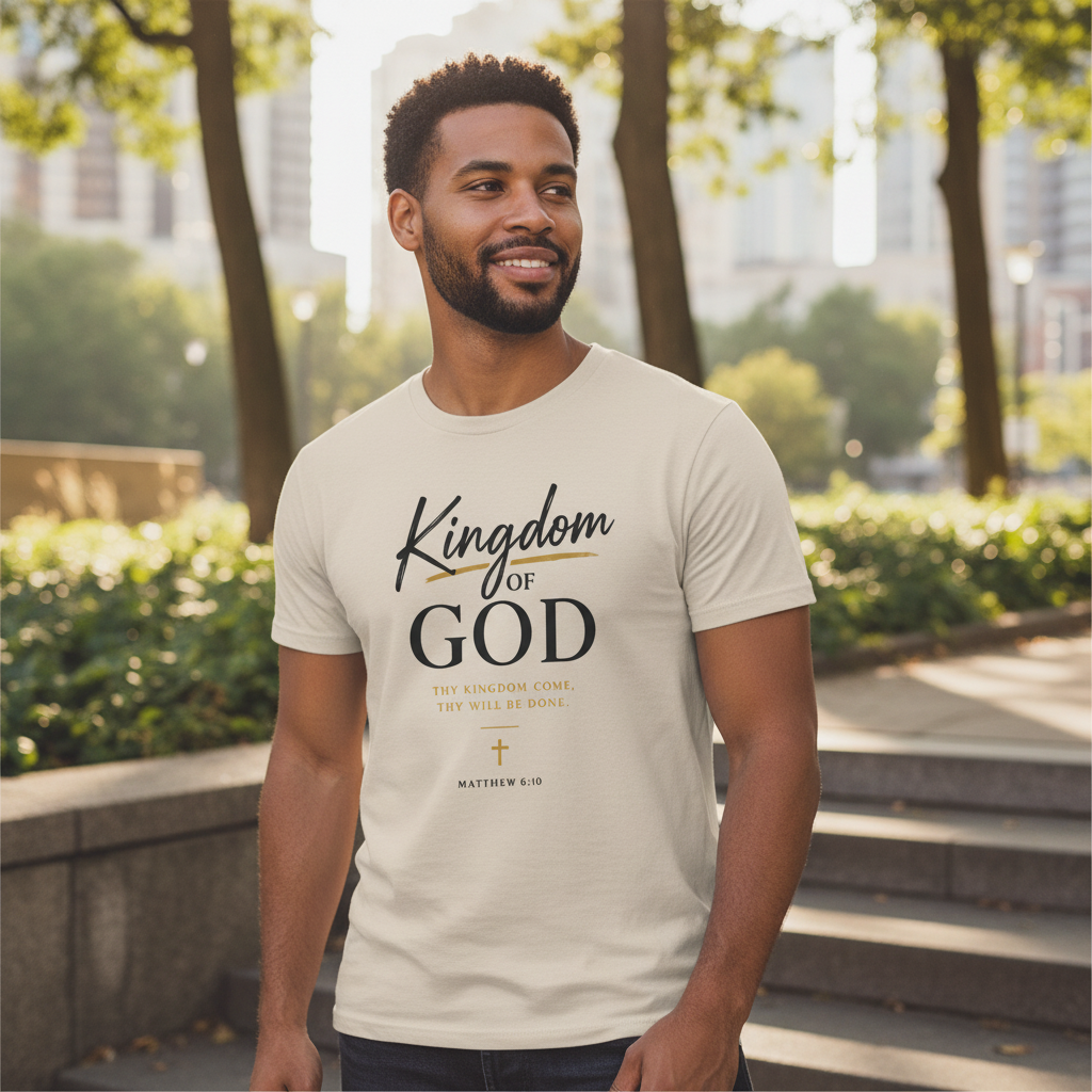 Kingdom of God Matthew 6:10 Faith T-Shirt