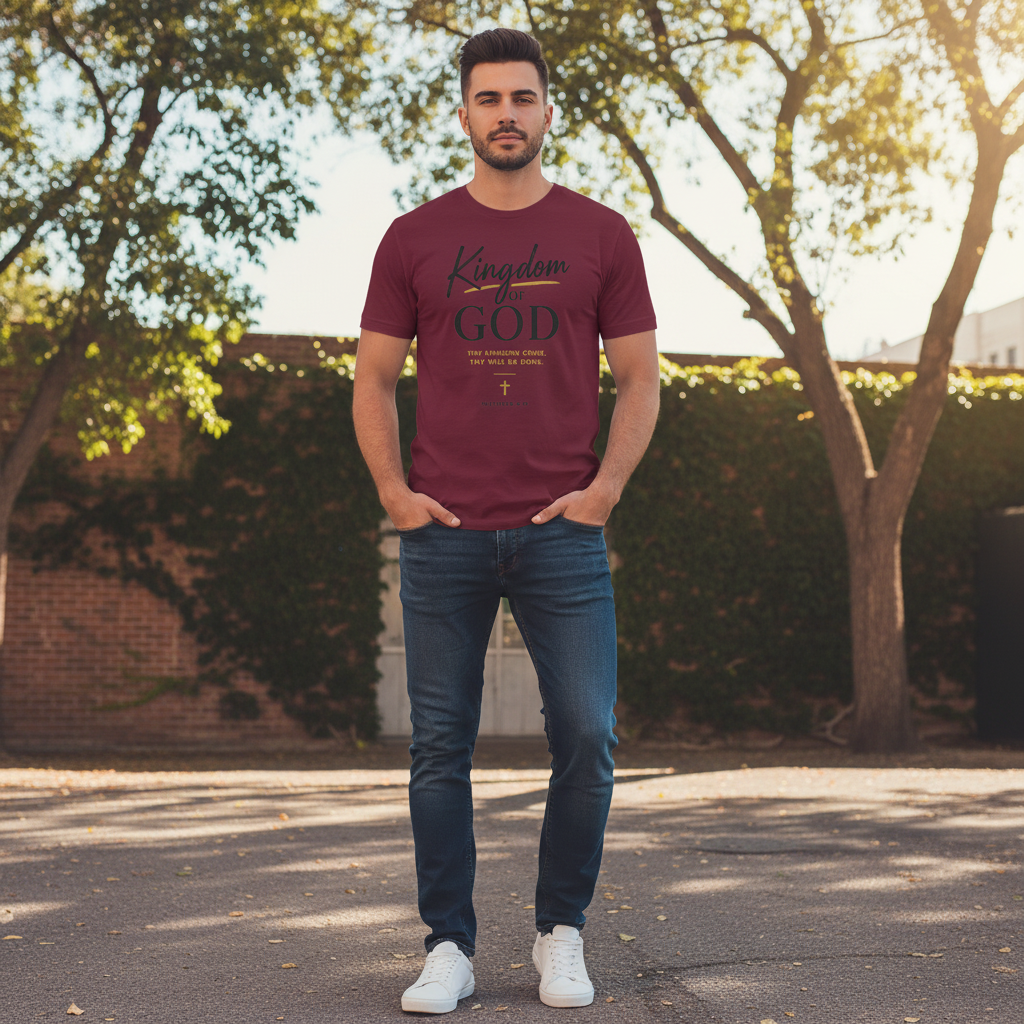 Kingdom of God Matthew 6:10 Faith T-Shirt