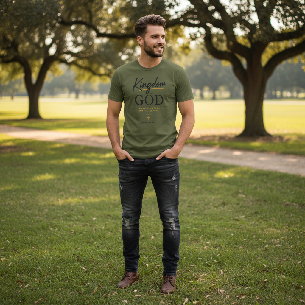 Kingdom of God Matthew 6:10 Faith T-Shirt