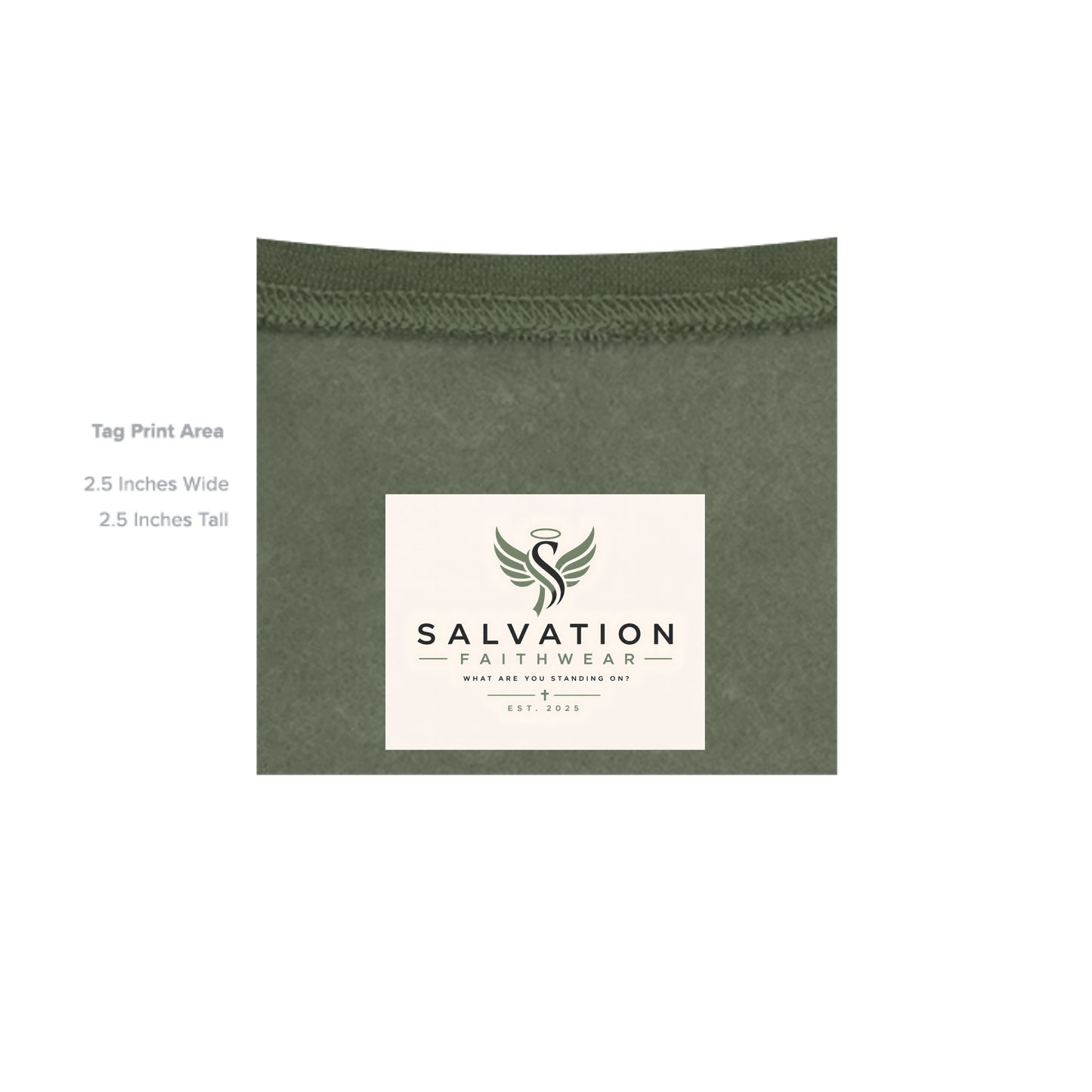 MILITARY GREEN - G185 - INSIDE_TAG_LINE