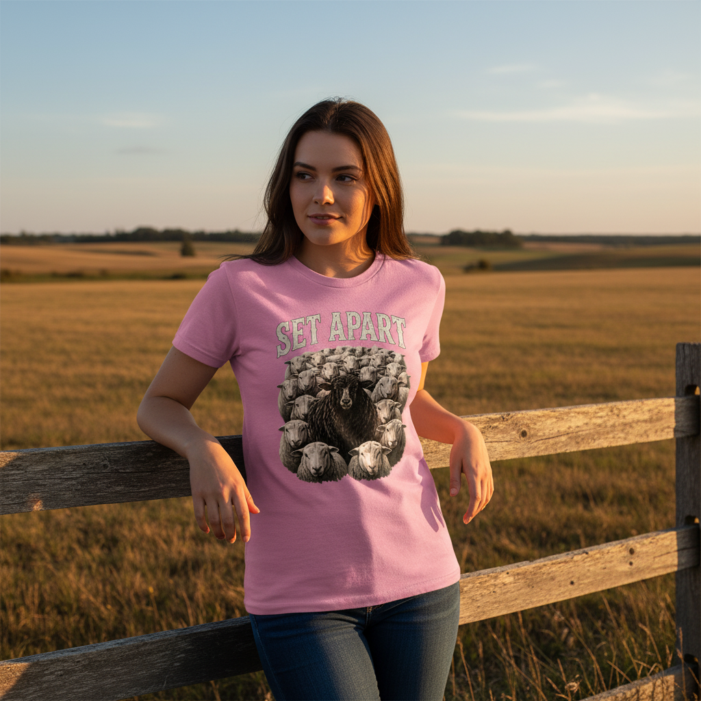 Black Sheep Set Apart 2 Timothy 2:9 Faith T-Shirt