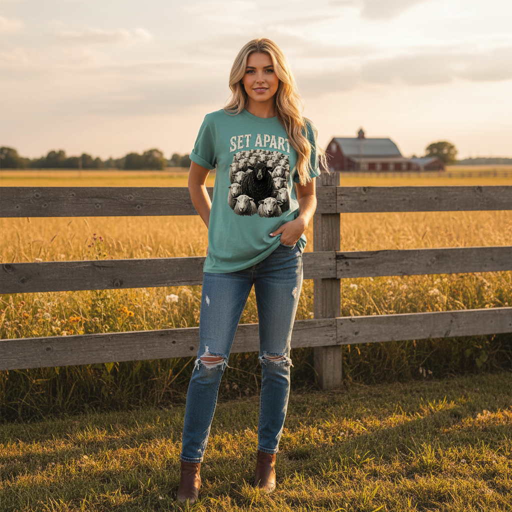 Black Sheep Set Apart 2 Timothy 2:9 Faith T-Shirt