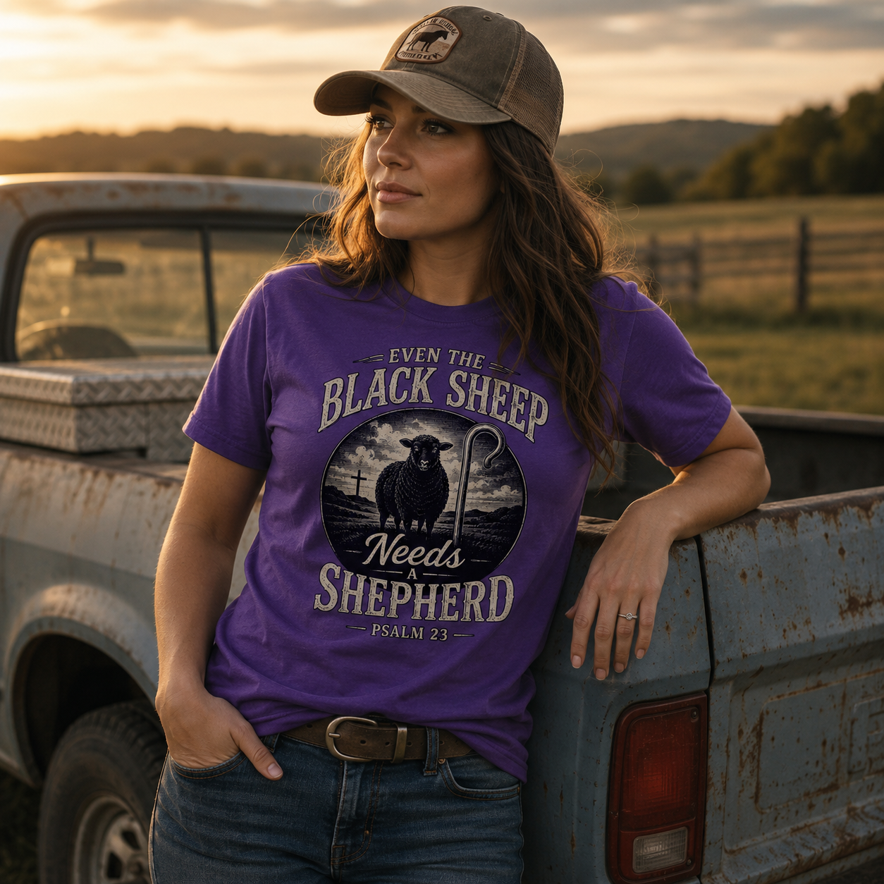 Even the Black Sheep Needs a Shepherd | Christian T-Shirt