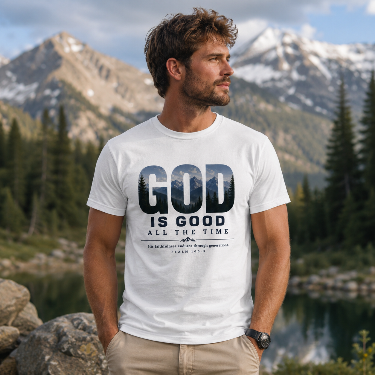God is Good All the Time | Christian T-Shirt Men's