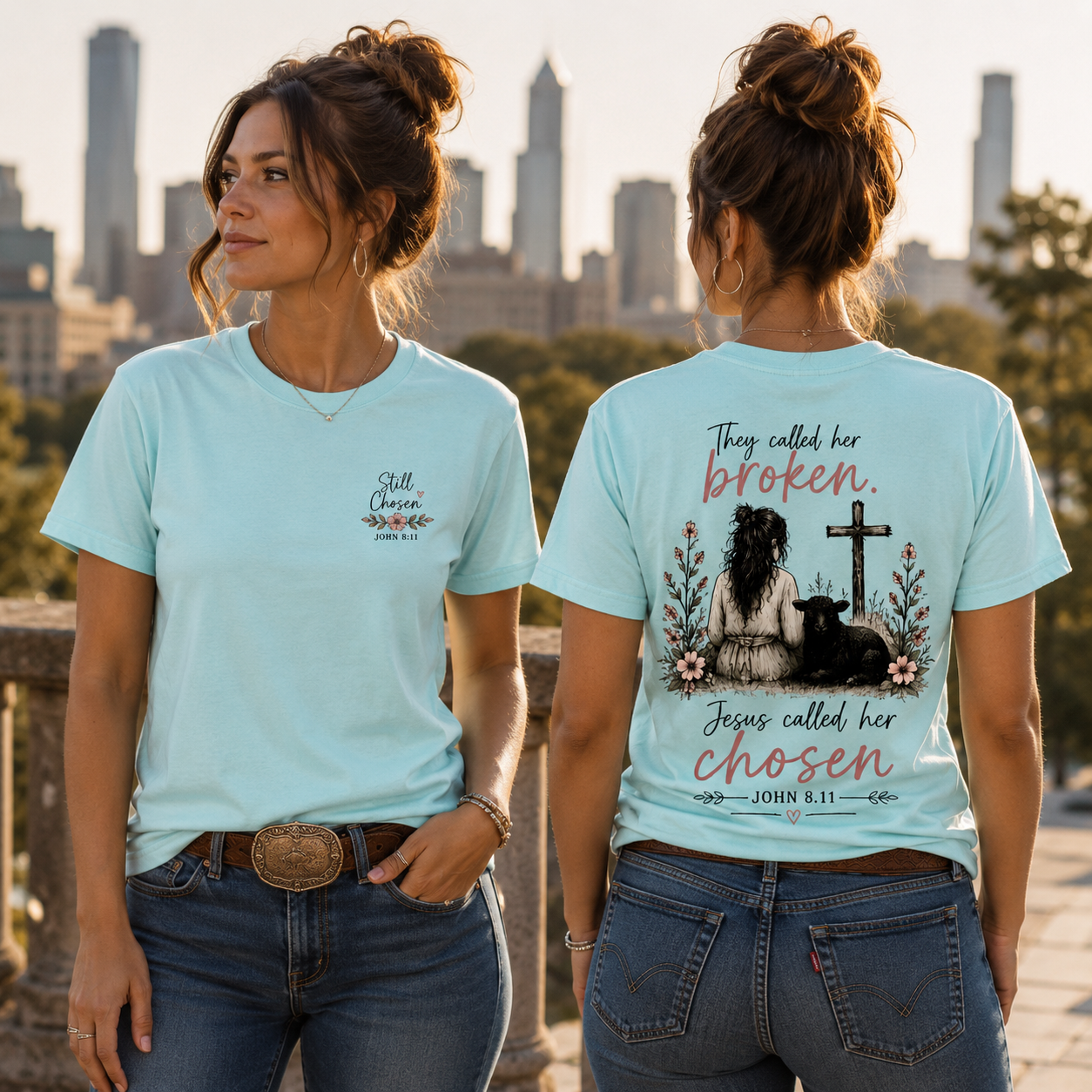 Still Chosen John 8:11 Faith T-Shirt