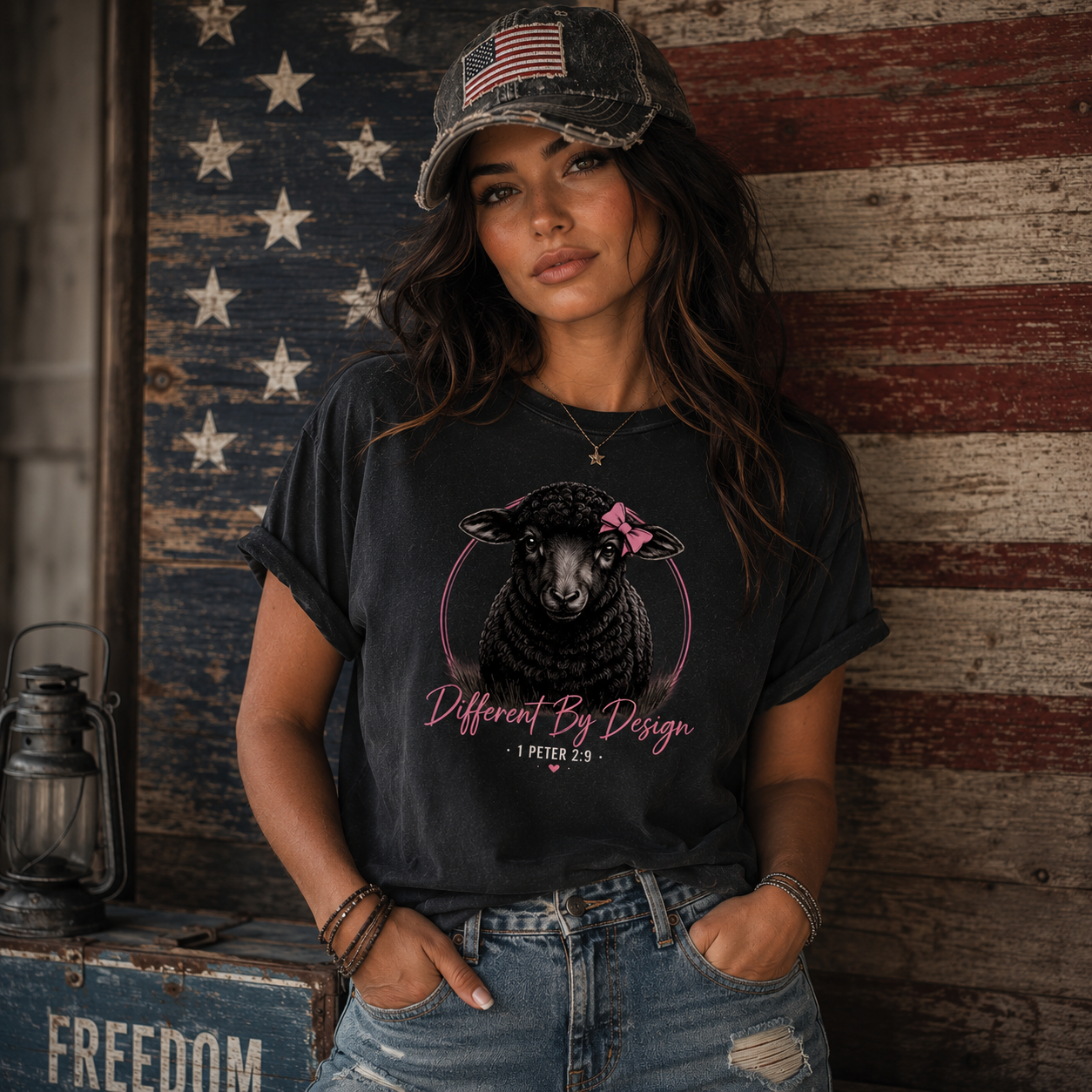 Different By Design 1 Peter 2:9 Faith T-Shirt