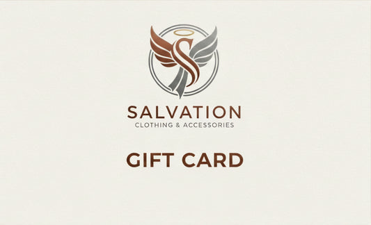 Gift Card Salvation Clothing and Accessories