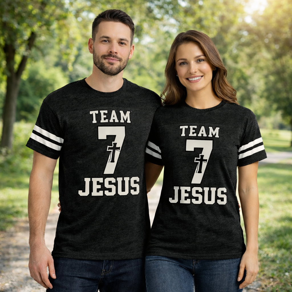 Team Jesus King #7 Jersey Faith-Jersey