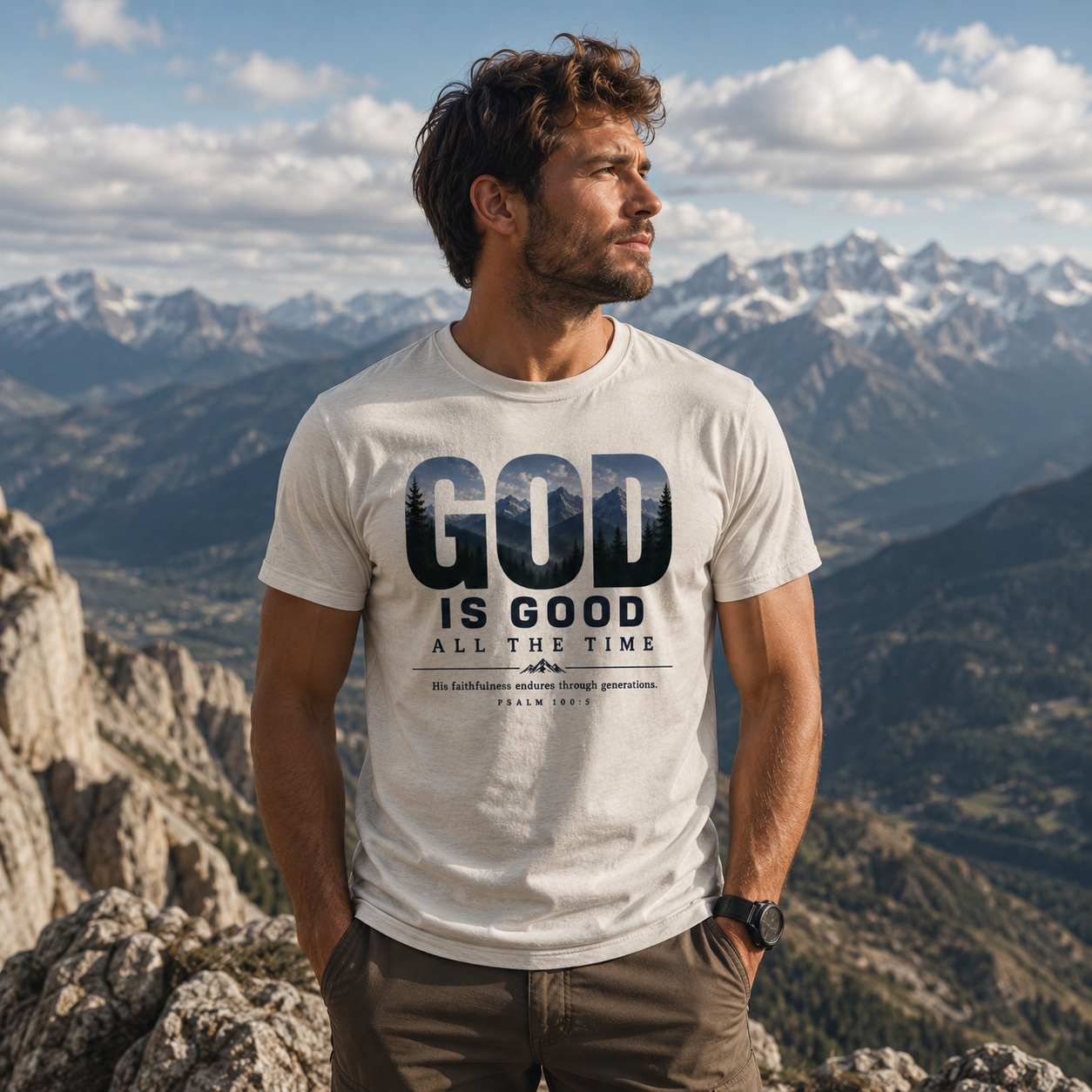 God is Good All the Time | Christian T-Shirt Men's