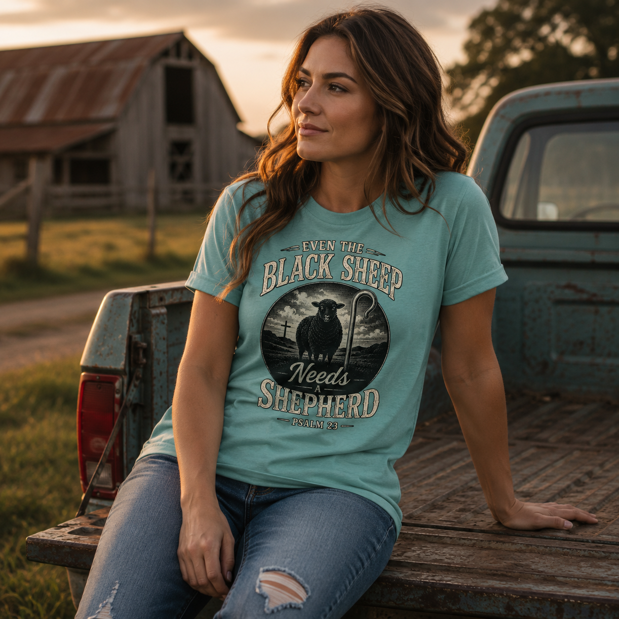 Even the Black Sheep Needs a Shepherd | Christian T-Shirt