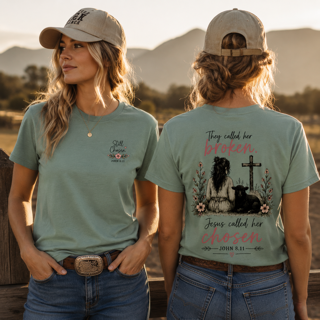 Still Chosen John 8:11 Faith T-Shirt