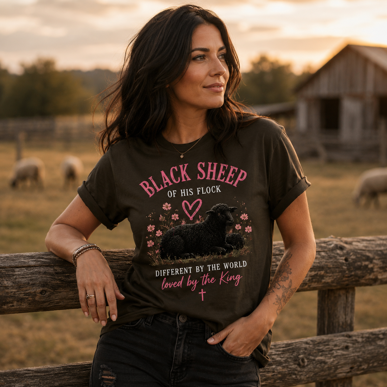 Black Sheep Of his Flock Faith T-Shirt