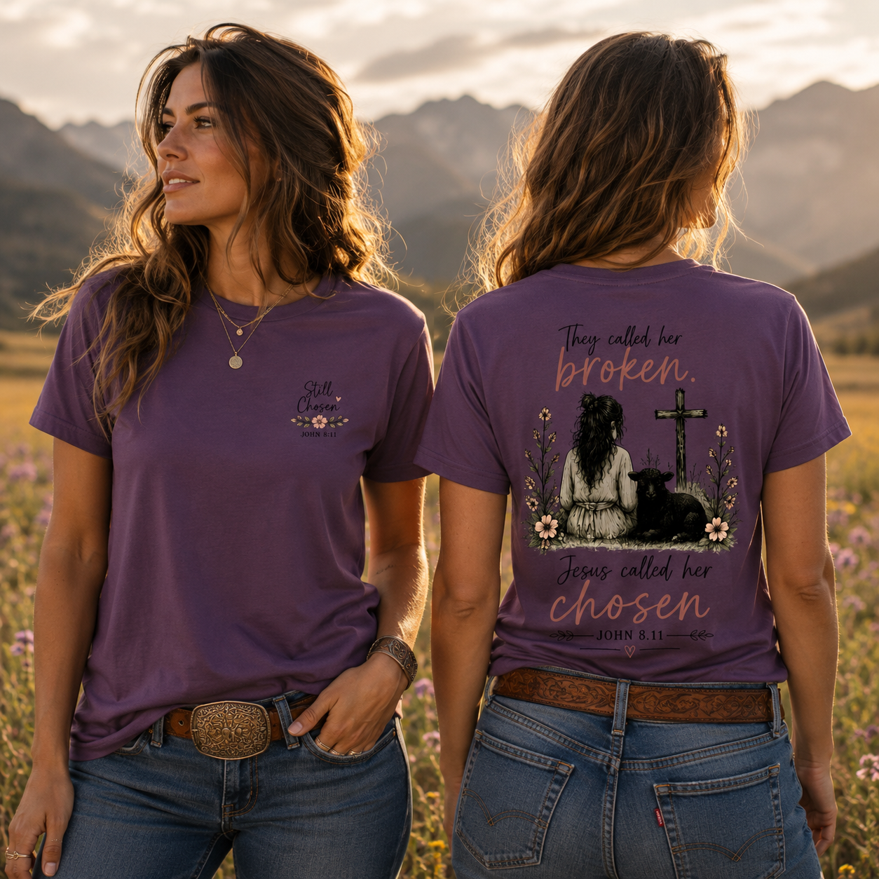 Still Chosen John 8:11 Faith T-Shirt