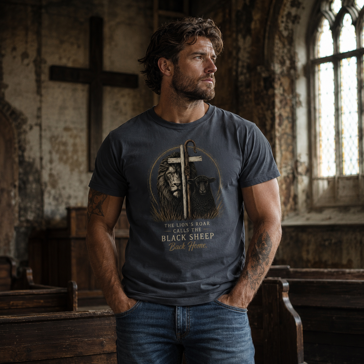 The Lions Roar | Black Sheep T-Shirt