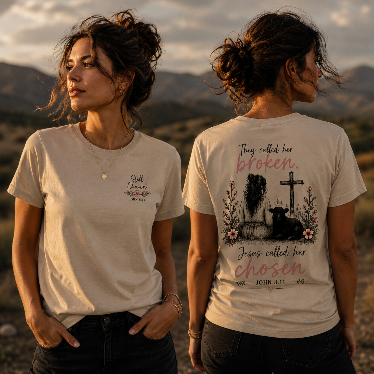 Still Chosen John 8:11 Faith T-Shirt