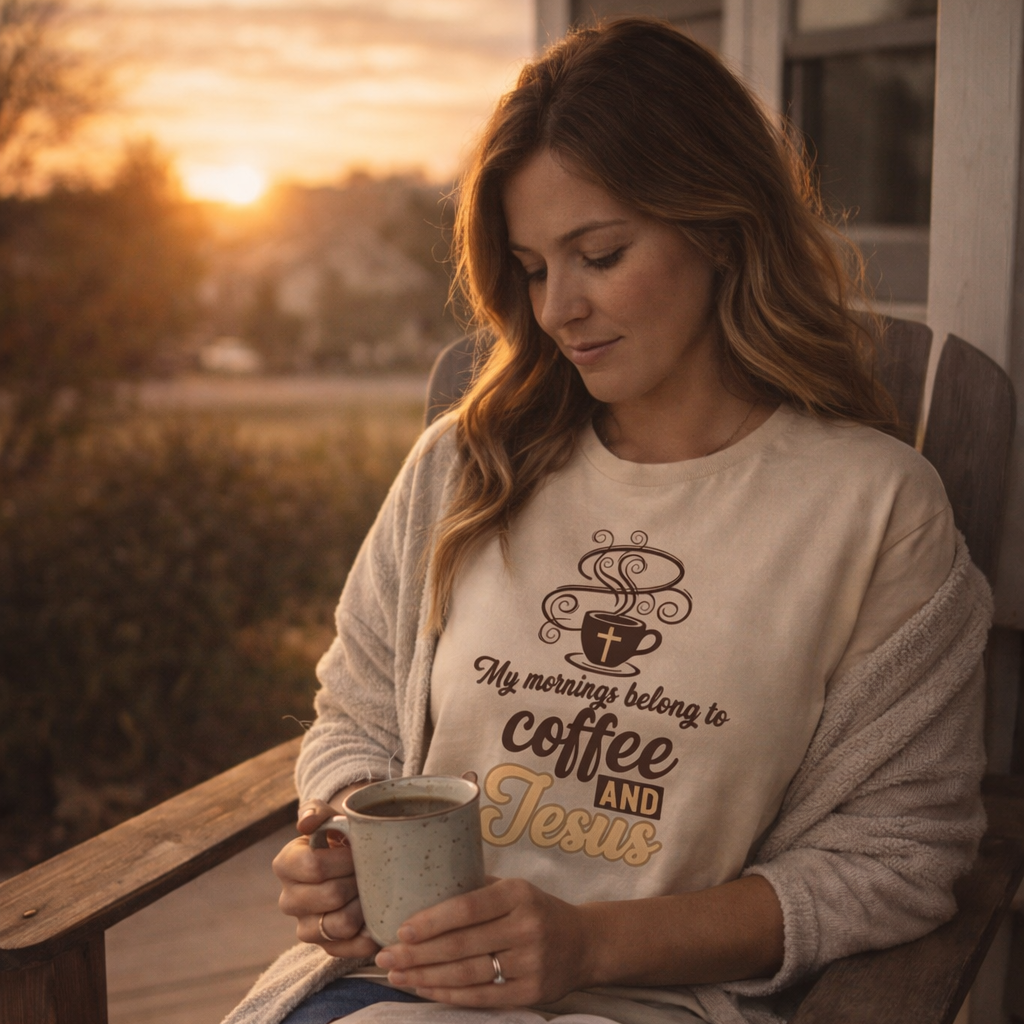 Coffee and Jesus Faith T-Shirt