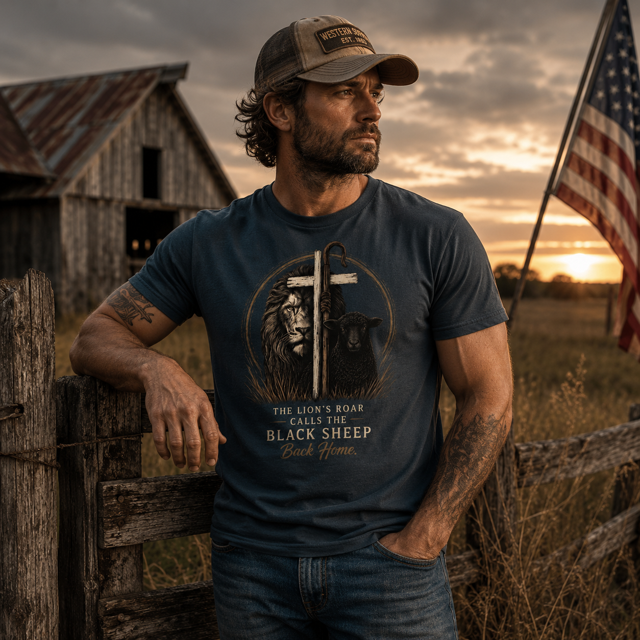 The Lions Roar | Black Sheep T-Shirt