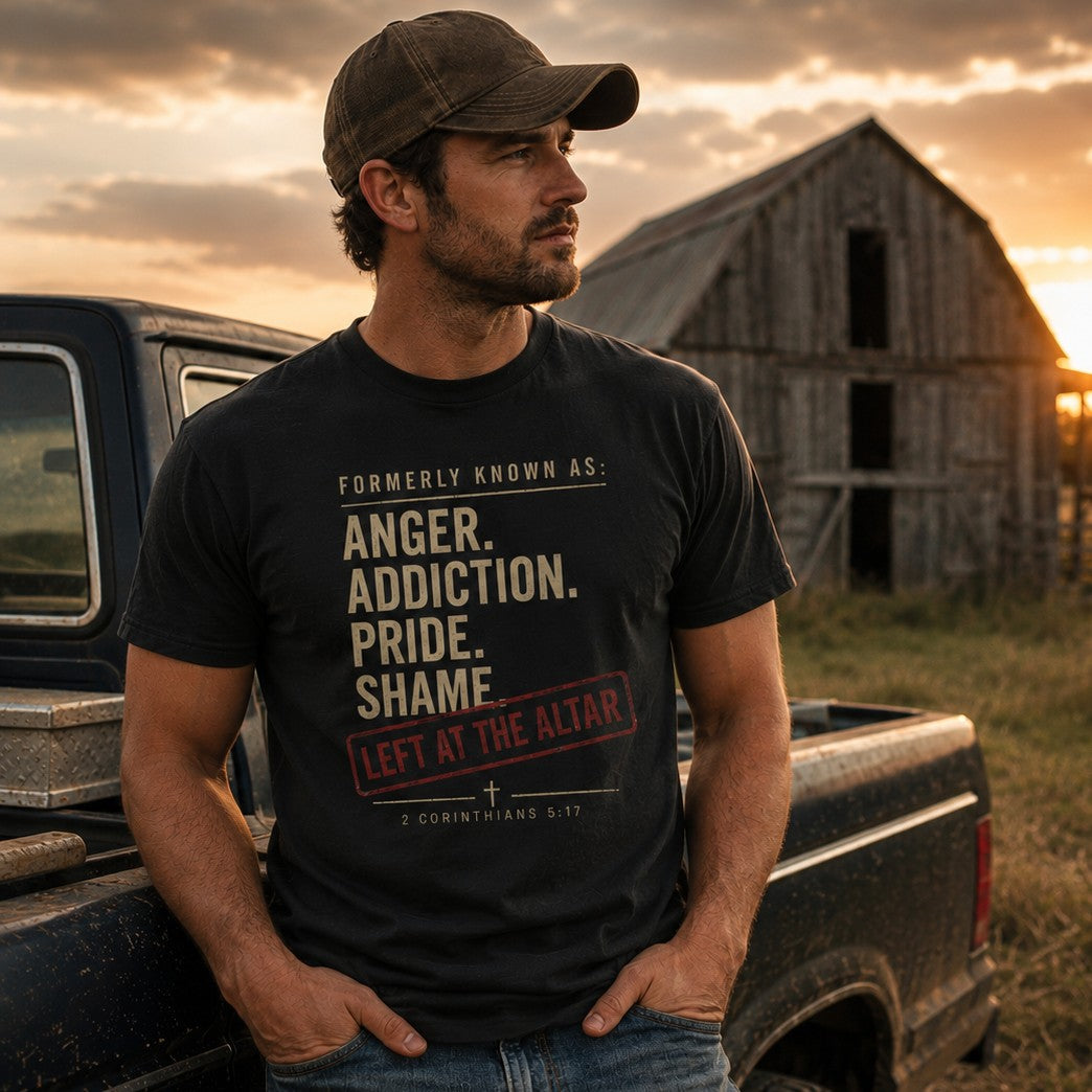 Formerly Known As; Left At The Alter | Christian T-Shirt