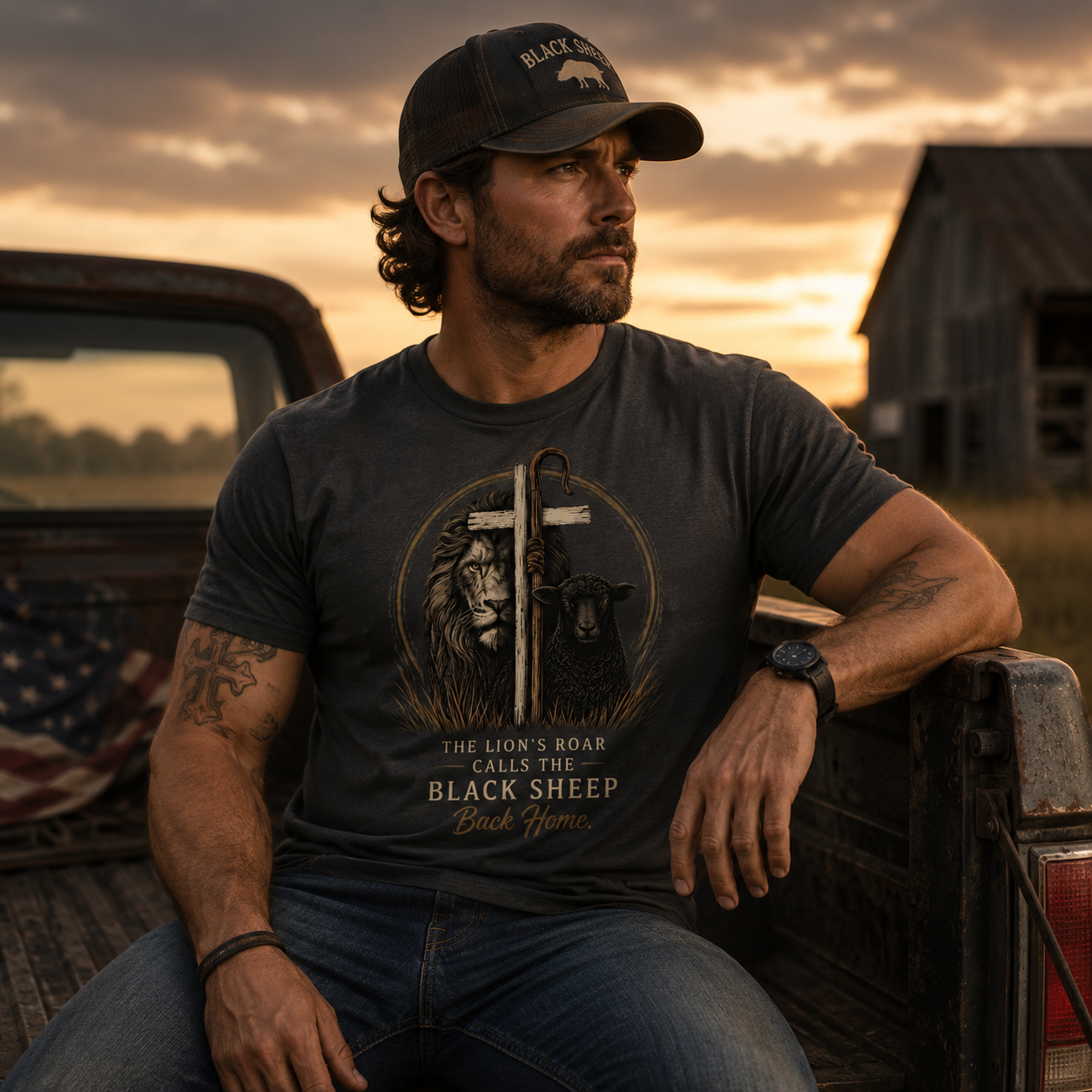 The Lions Roar | Black Sheep T-Shirt