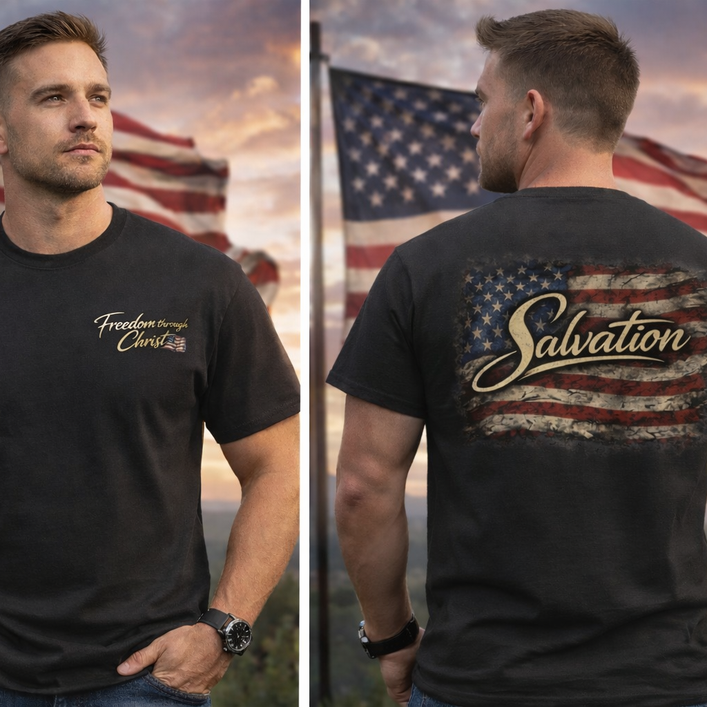 Freedom Through Christ Patriot T-Shirt