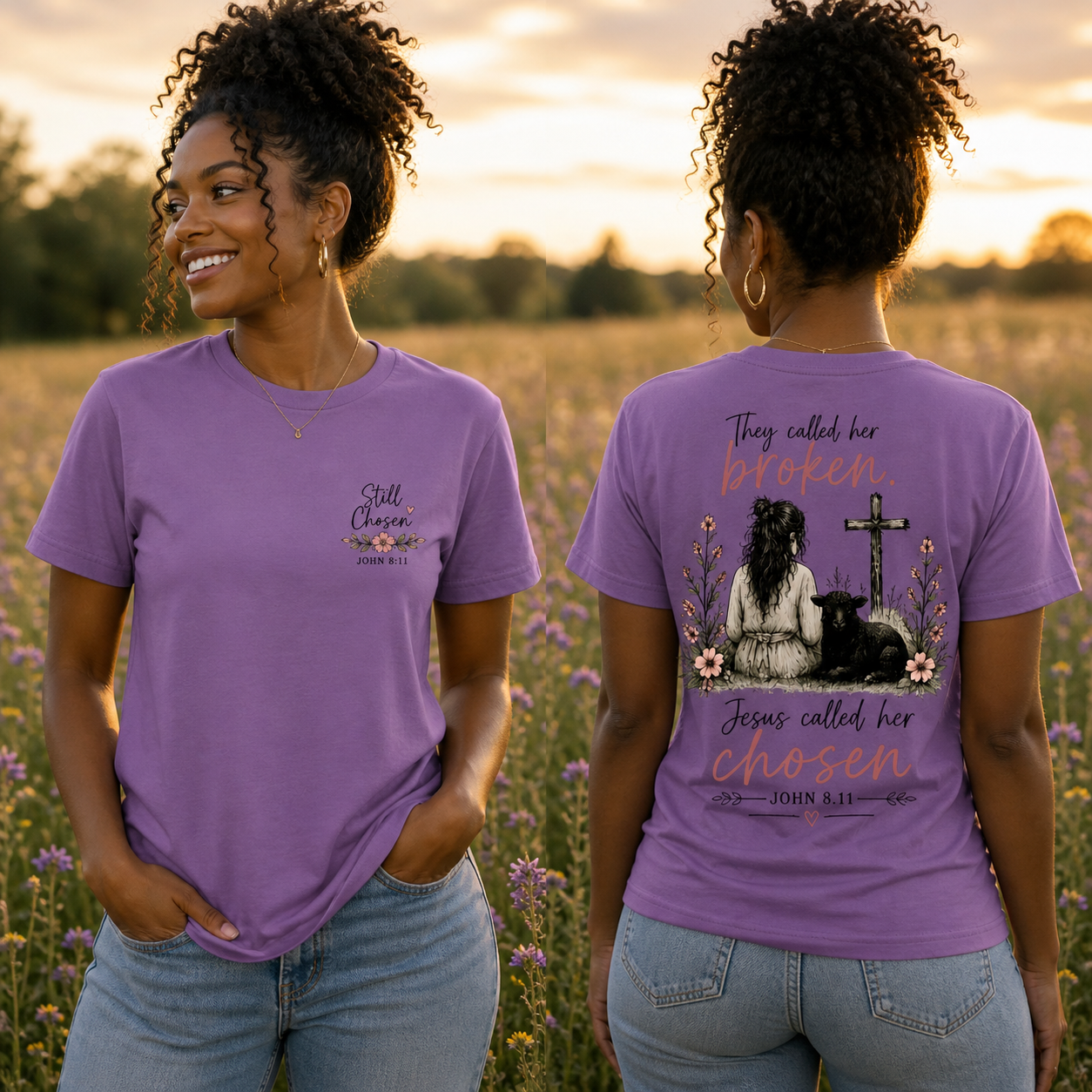 Still Chosen John 8:11 Faith T-Shirt