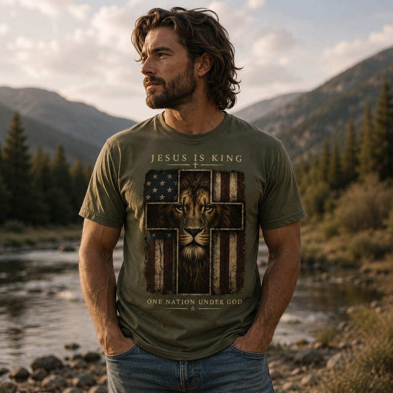 Jesus is King | Christian T-Shirt