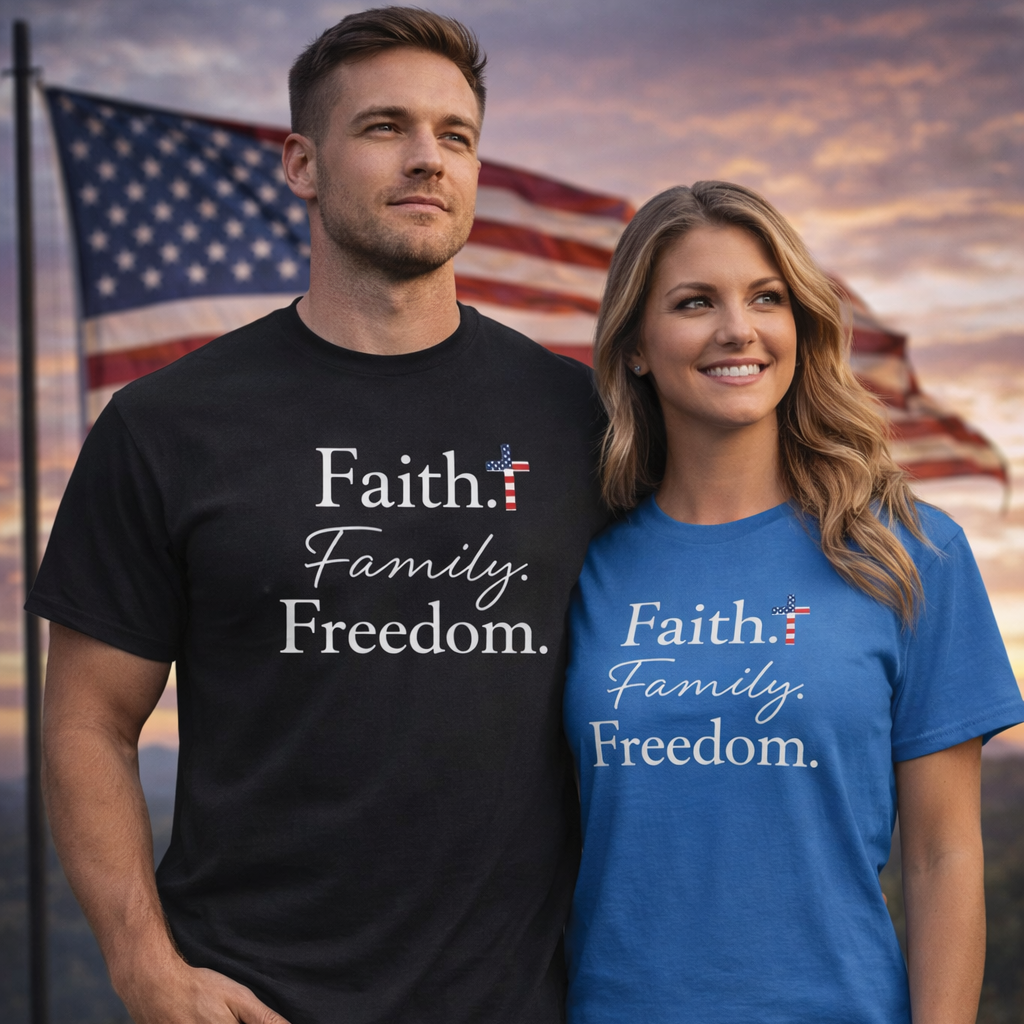 Faith Family Freedom Patriot T-Shirt