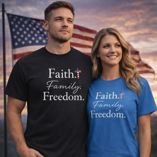 Faith Family Freedom Patriot T-Shirt
