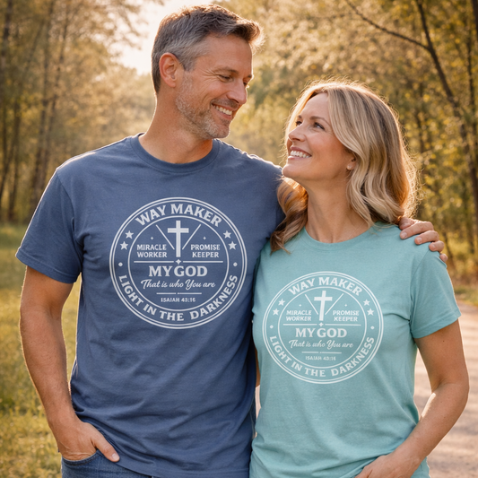Way Maker Light in the Darkness Faith T-Shirt
