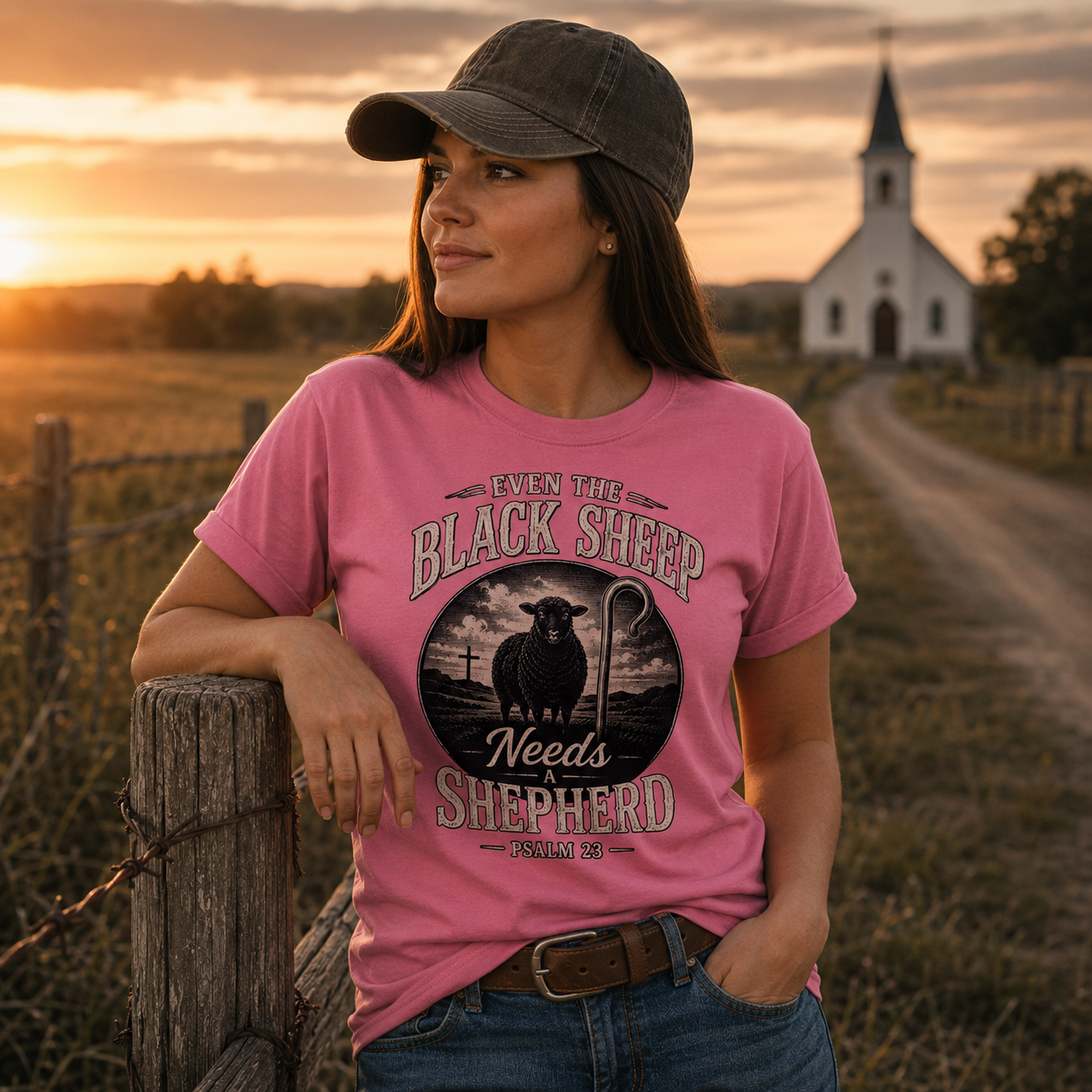 Even the Black Sheep Needs a Shepherd | Christian T-Shirt
