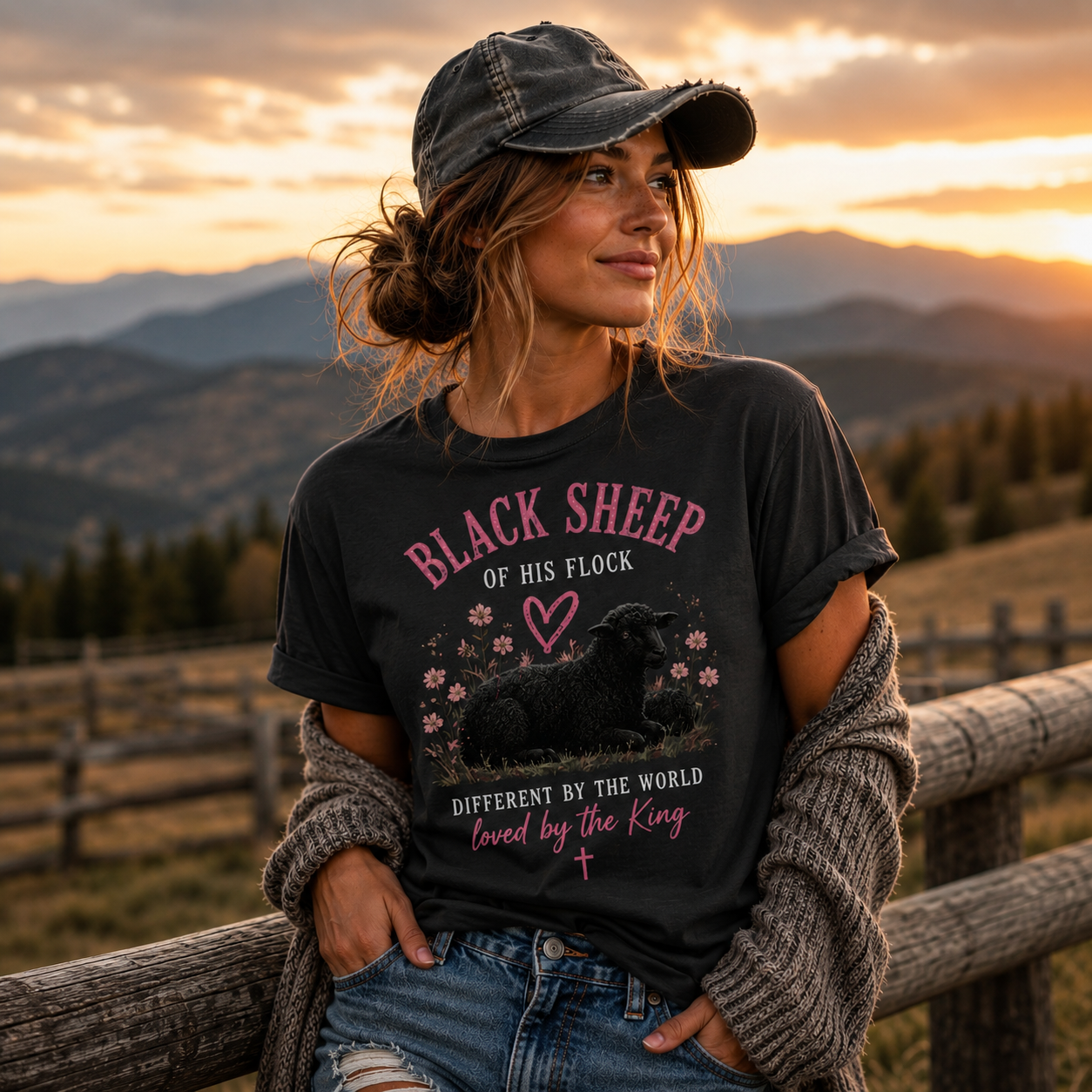 Black Sheep Of his Flock Faith T-Shirt