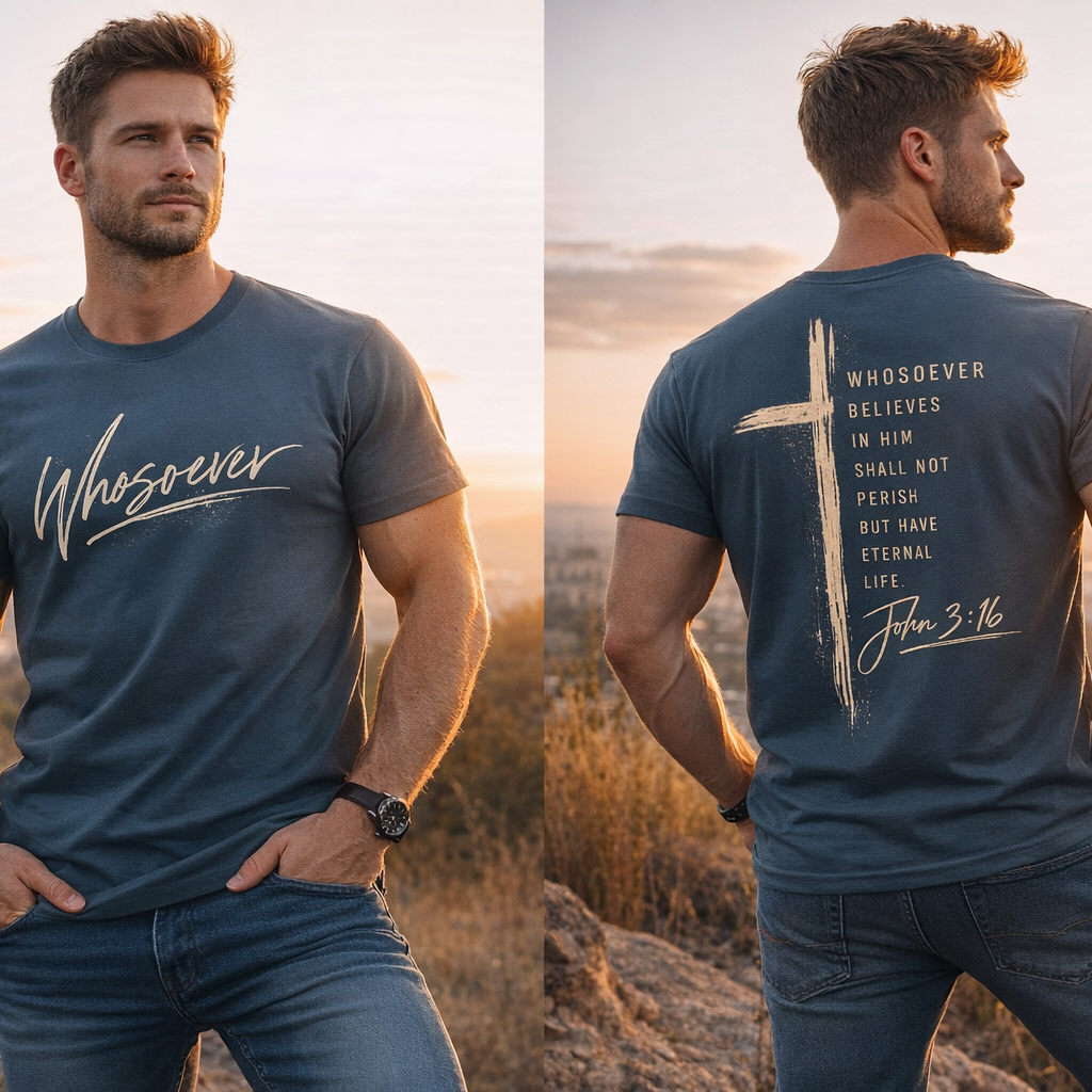 Whosoever John 3:16 Faith T-Shirt