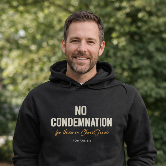 No Condemnation for those in Christ Romans 8:1 Faith Hoodie