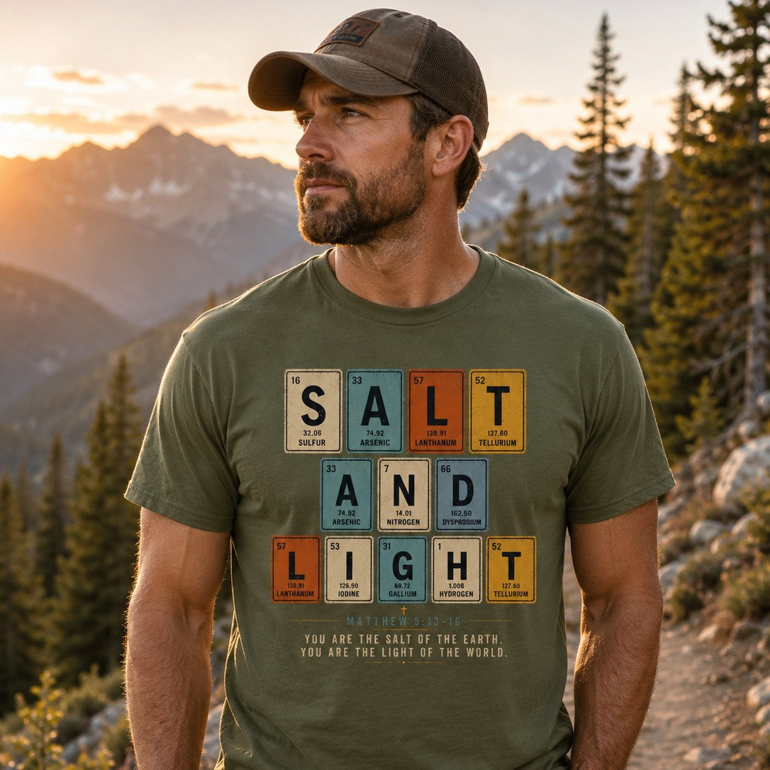 Salt and Light | Matthew 5:13-16 Christian T-Shirt
